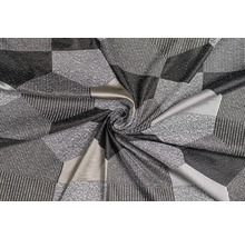Material decorativ cu model geometric în gri și negru