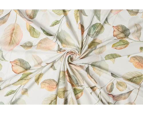 Material textil cu model de frunze
