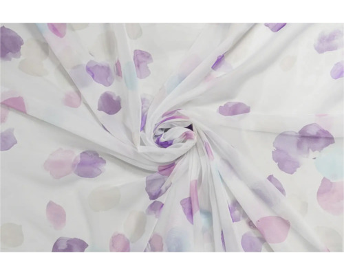 Material decorativ cu model punctat, prezentat drapat