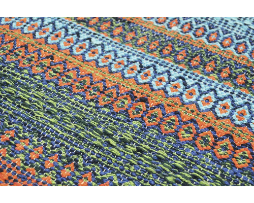 Vizualizare detaliată a unui covor cu model