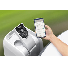 Panou de control și smartphone pentru controlul unui jacuzzi