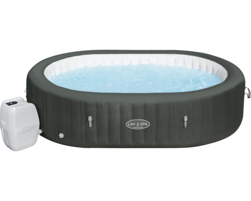 Jacuzzi gonflabil Bestway LAY-Z-SPA Mauritius AirJet pentru 7 persoane PVC Ø 270 cm H 71 cm capacitate 1370 l gri
