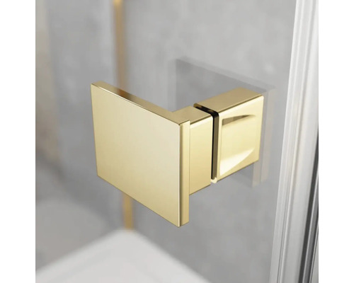 Buton auriu pentru cabina de duș