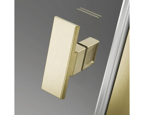 Imagine detaliată cu mânerul unei uși de cabină de duș