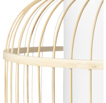 Pendul vintage Bones E27 max. 1x40W, natur/alb