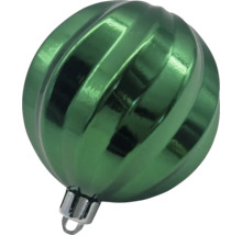 Glob de Crăciun verde cu model spiralat