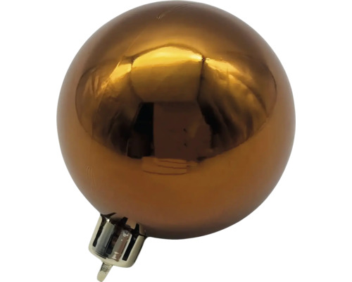 Glob de Crăciun auriu din plastic cu agățătoare