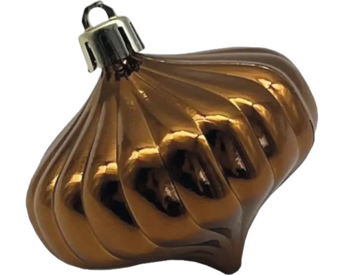 Ornament decorativ pentru brad, în formă de ceapă