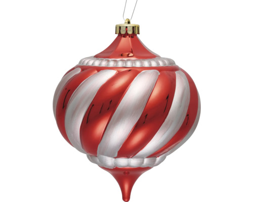 Ornament decorativ pentru bradul de Crăciun cu model cu dungi