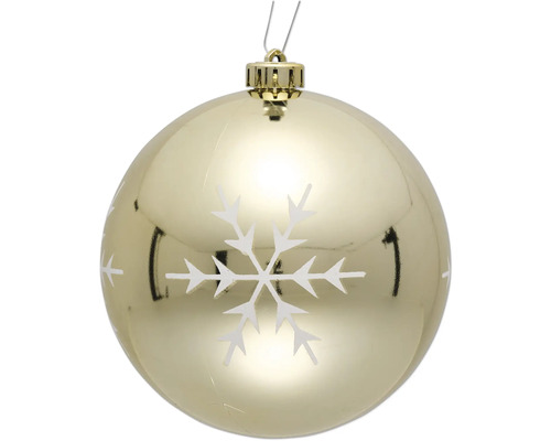 Glob de Crăciun cu model de fulg de zăpadă