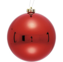 Glob de Crăciun roșu cu agățătoare