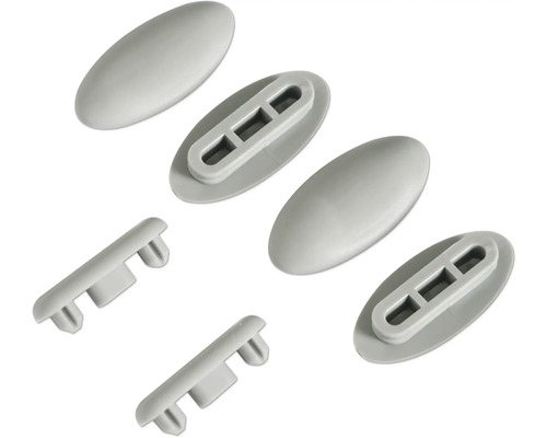 Șase glisoare de mobilier din plastic