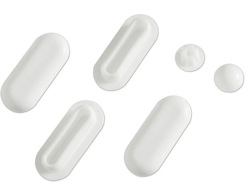 Mai multe capsule și pastile albe