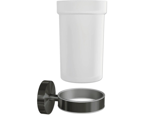 Suport de perete pentru pahar de periuțe de dinți cu pahar ceramic