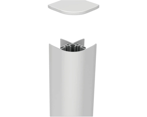 Profil de colț din aluminiu cu capac de colț