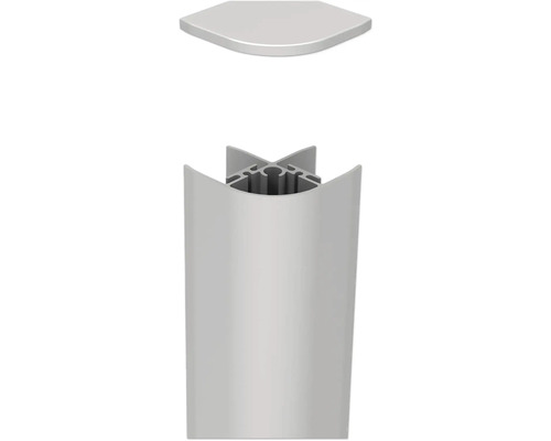 Profil din aluminiu cu capac terminal