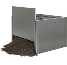 Compostor metalic cu compost