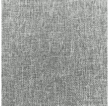 Prim-plan cu țesătură de mobilă gri, cu structură de in