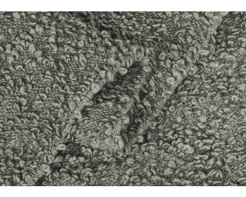 Țesătură gri, pufoasă, cu structură buclată