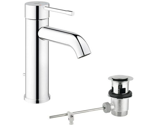 Baterie lavoar cu ventil de scurgere