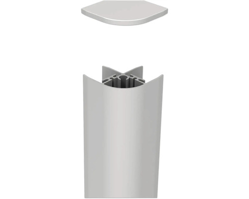 Raft de colț cu profil din aluminiu