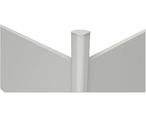 Stâlp de balustradă metalic cu două suporturi