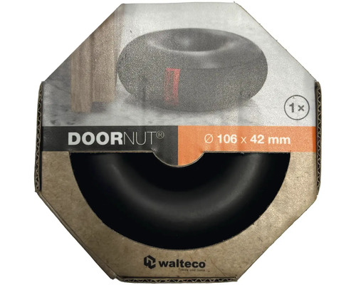 Opriitor de ușă din cauciuc, diametru 106 x 42 milimetri