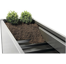 Jardinieră cu pământ și plante