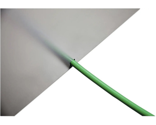 Tubulatură de ventilație verde cu folie de aluminiu