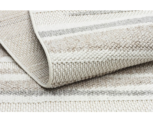 Imagine detaliată a unui covor cu dungi