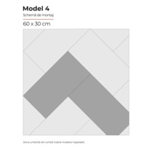 Model de montaj modelul 4, dimensiune 60 x 30 cm
