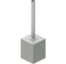 Suport stâlp cu fundație de beton