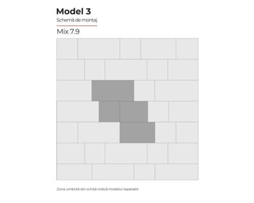 Modelul 3 schemă de montaj Mix 7.9