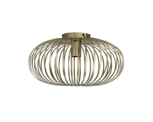 Lumină de tavan din metal, abajur în formă de cușcă