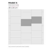 Modelul 4, schema de montaj, 30 x 20 centimetri