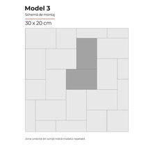 Modelul 3 schema de montaj 30 x 20 centimetri
