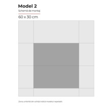 Modelul 2 schemă de montaj, 60 x 30 centimetri