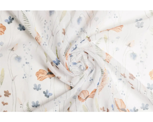 Material decorativ cu model floral