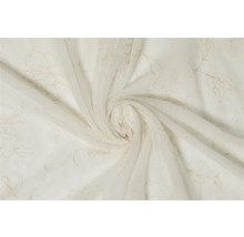 Material decorativ cu motiv floral, prezentat încrețit
