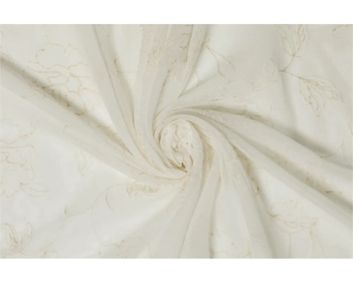 Material decorativ cu motiv floral, prezentat încrețit