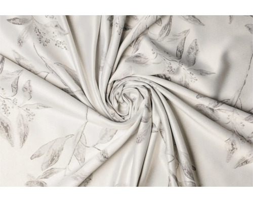 Material decorativ cu design de frunze, drapat