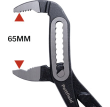 Clește combinat Pattfield cu o deschidere maximă a fălcilor de 65 milimetri