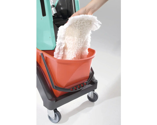 Cărucior de curățenie cu găleată și mop