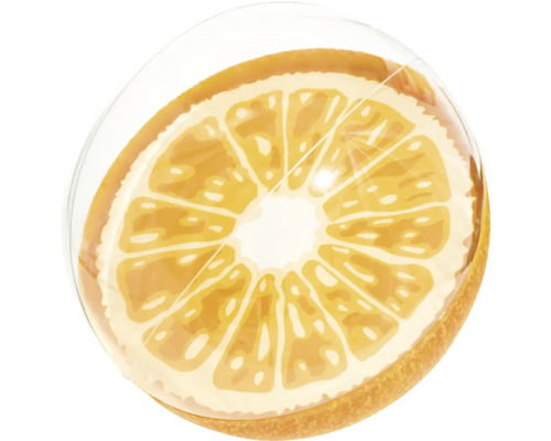 Ilustrație a unei felii de portocală sub o cupolă transparentă