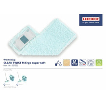 Rezervă mop CLEAN TWIST M Ergo super soft de la Leifheit