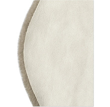 Imagine detaliată cu un covor rotund cu margine aspră