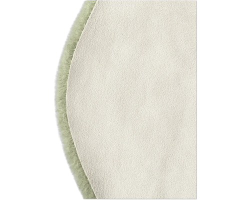 Covor rotund cu fibre textile