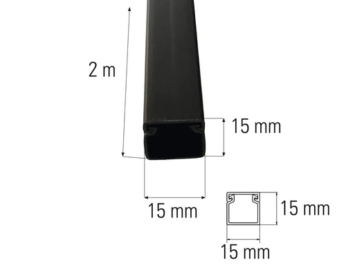 Dimensiunile unui profil de doi metri lungime