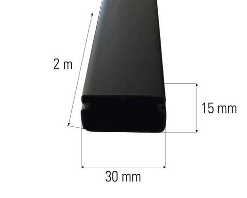 Scândură de gard de doi metri lungime, cu dimensiunile de 30 pe 15 milimetri.