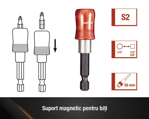 Suport magnetic pentru biți Pattfield